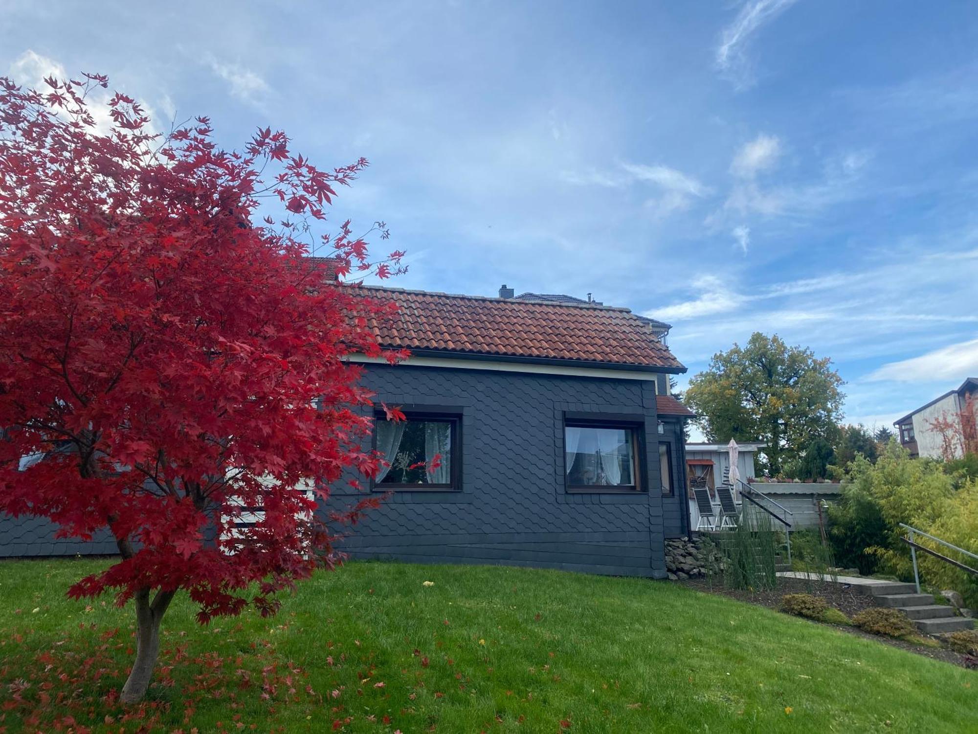 Ferienhaeuschen Gartenblick Friedrichroda Exterior foto